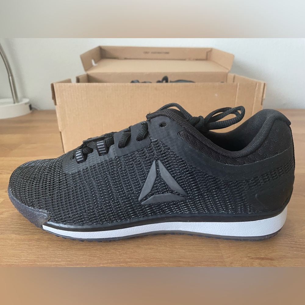 JJ Watt II 2 Low Reebok Black and White Mesh Training Shoe